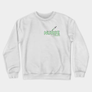 Nurse Midwife Green Crewneck Sweatshirt